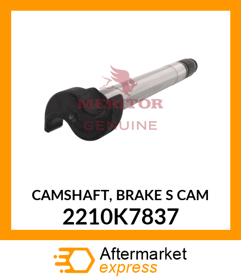 CAMSHAFT, BRAKE "S" CAM 2210K7837