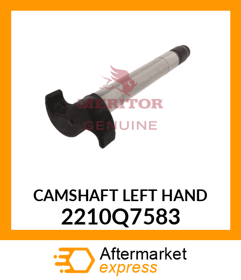 CAMSHAFT LEFT HAND 2210Q7583