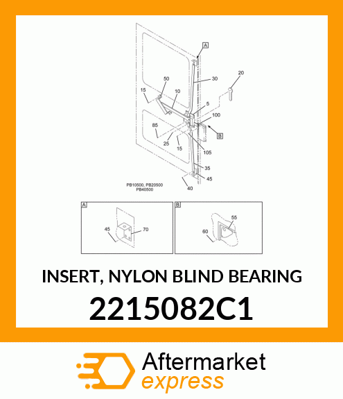 INSERT, NYLON BLIND BEARING 2215082C1