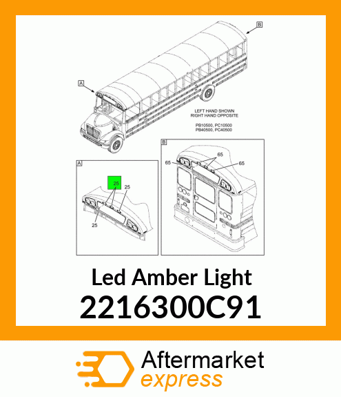 Led Amber Light 2216300C91