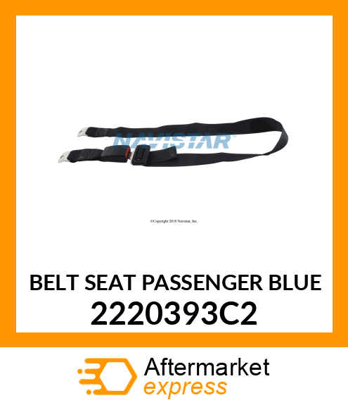 BELT SEAT PASSENGER BLUE 2220393C2