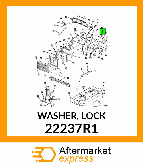 WASHER, LOCK 22237R1