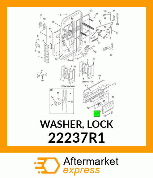 WASHER, LOCK 22237R1