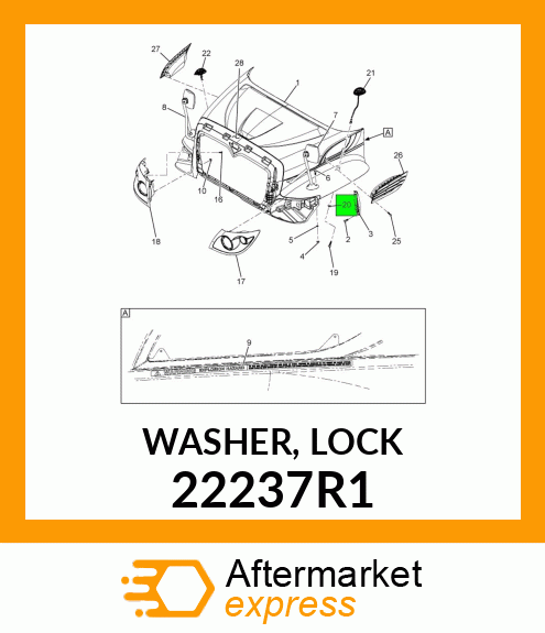 WASHER, LOCK 22237R1