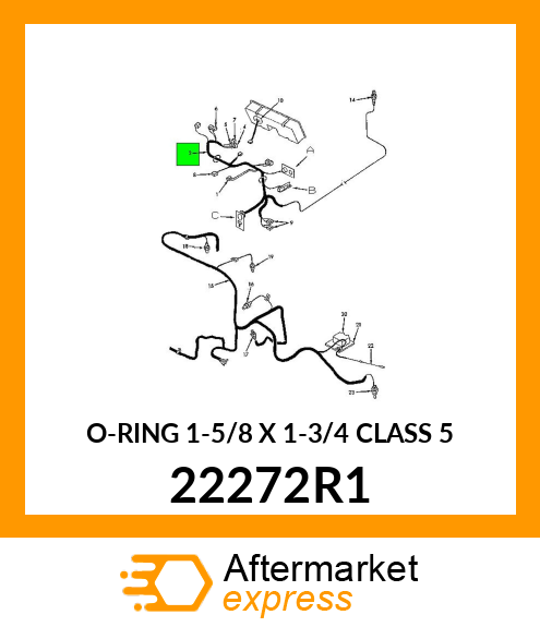 O-RING 1-5/8 X 1-3/4 CLASS 5 22272R1