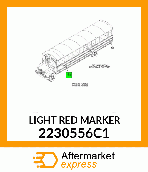 LIGHT RED MARKER 2230556C1