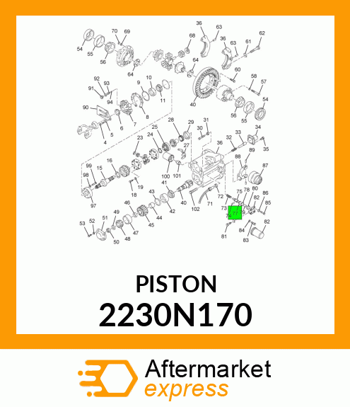 PISTON 2230N170