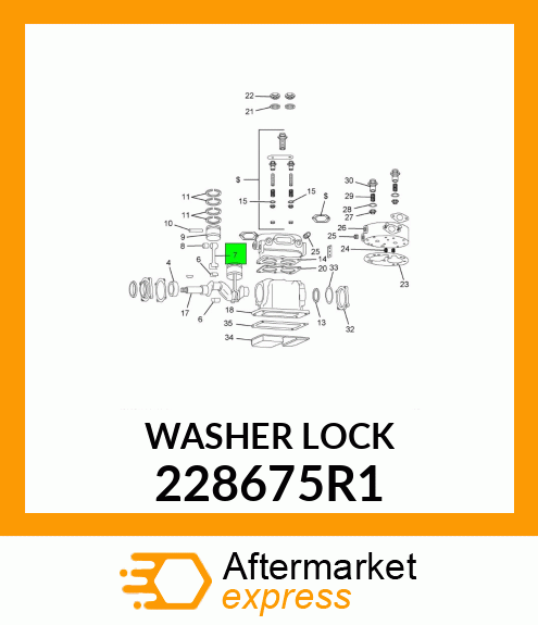 WASHER LOCK 228675R1