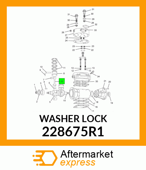 WASHER LOCK 228675R1