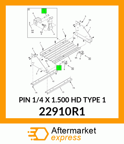 PIN 1/4 X 1.500 HD TYPE 1 22910R1