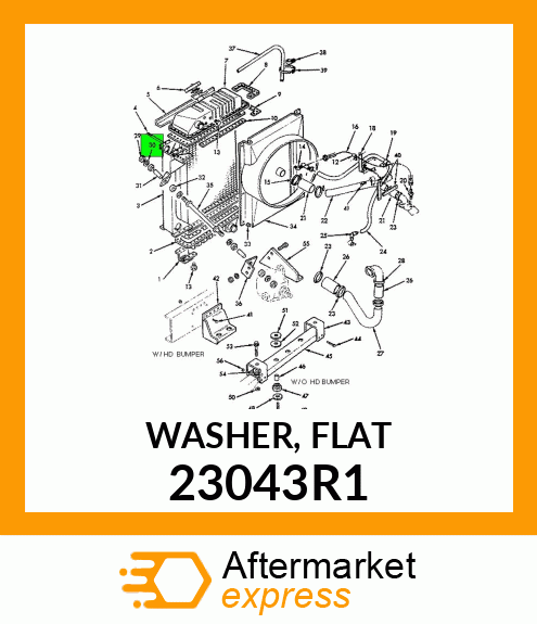 WASHER, FLAT 23043R1