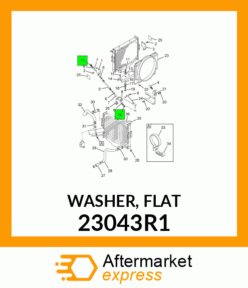 WASHER, FLAT 23043R1