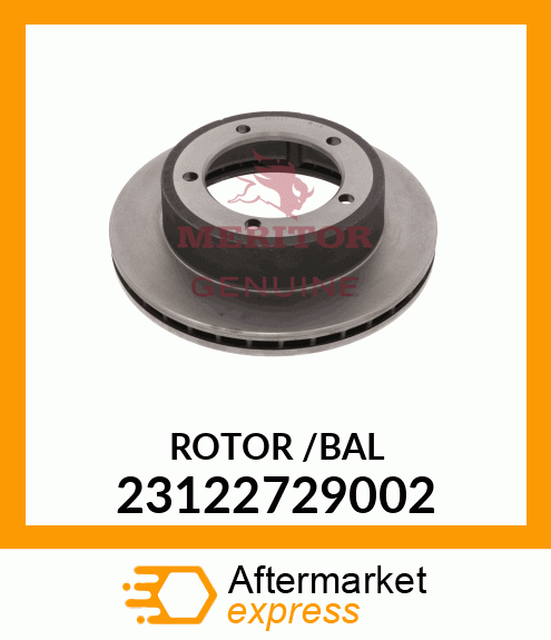 ROTOR /BAL 23122729002