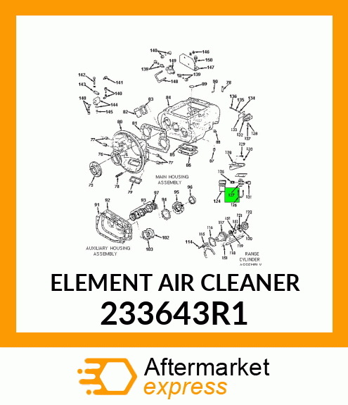 ELEMENT AIR CLEANER 233643R1