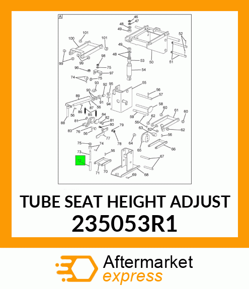 TUBE SEAT HEIGHT ADJUST 235053R1