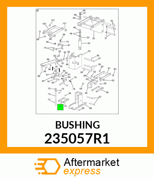 BUSHING SEAT ADJUSTER 235057R1