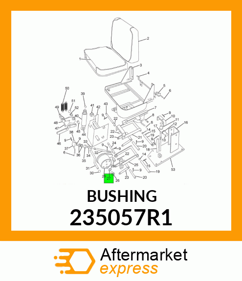 BUSHING SEAT ADJUSTER 235057R1