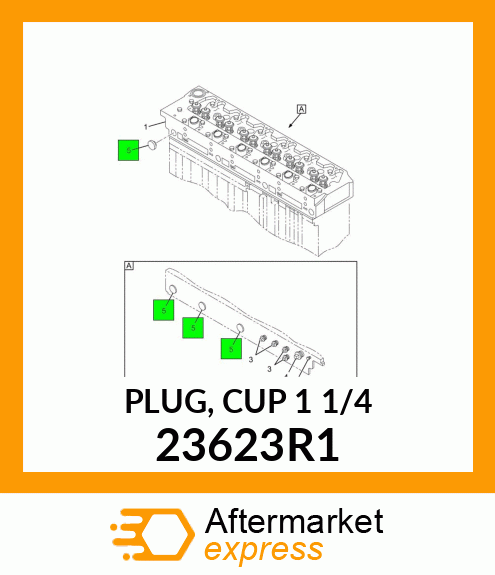 Plug - 1.25 Cup 23623R1