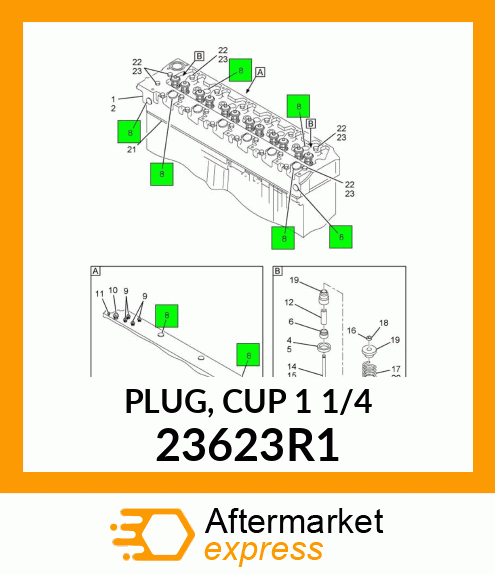 Plug - 1.25 Cup 23623R1