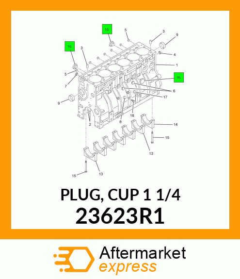 Plug - 1.25 Cup 23623R1