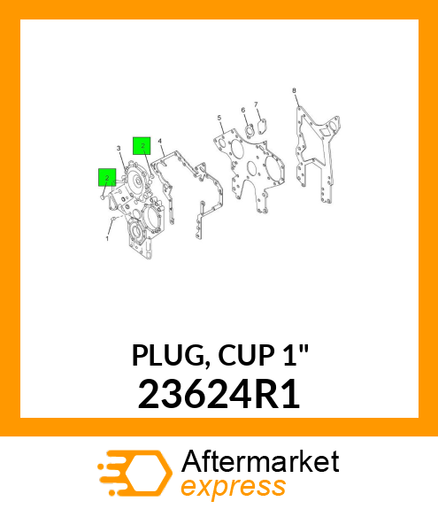 PLUG, CUP 1" 23624R1