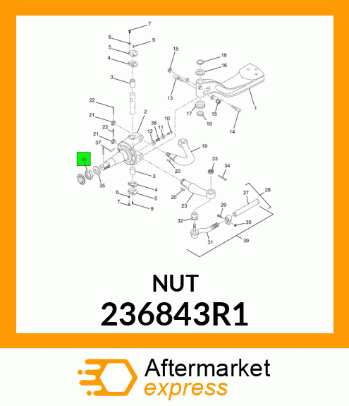 NUT INNER 236843R1