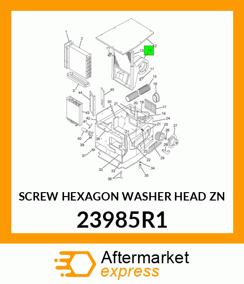 SCREW HEXAGON WASHER HEAD ZN 23985R1