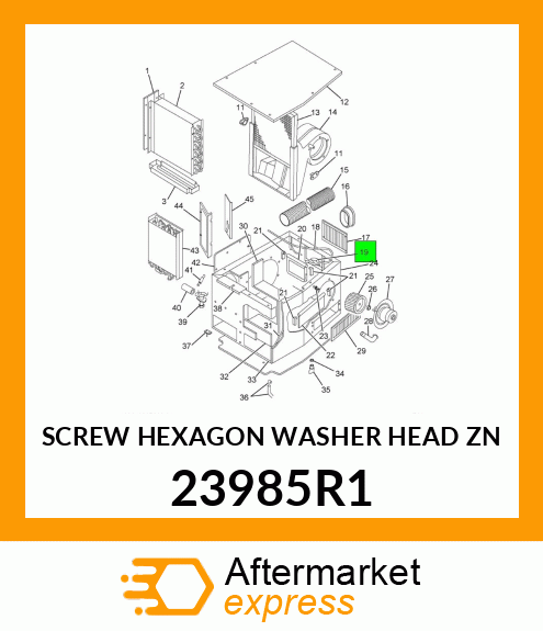 SCREW HEXAGON WASHER HEAD ZN 23985R1