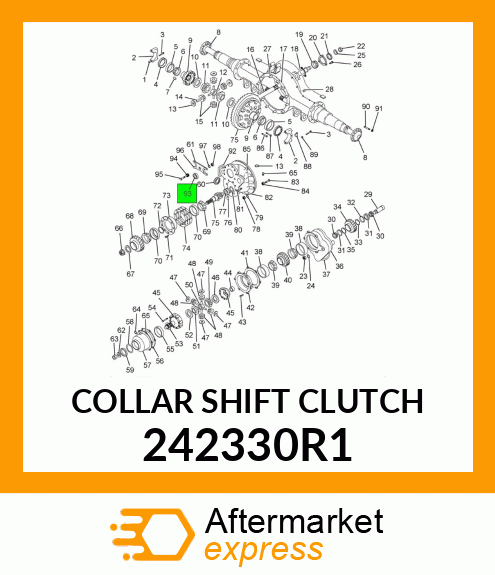 COLLAR SHIFT CLUTCH 242330R1