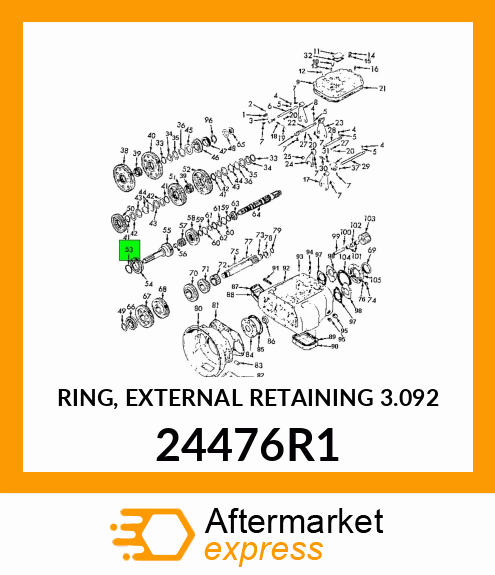 RING, EXTERNAL RETAINING 3.092 24476R1