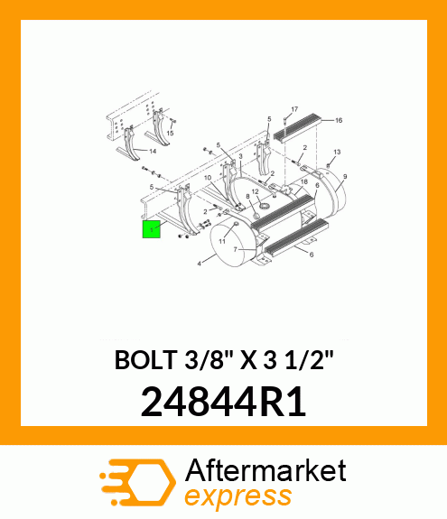 BOLT 3/8" X 3 1/2" 24844R1