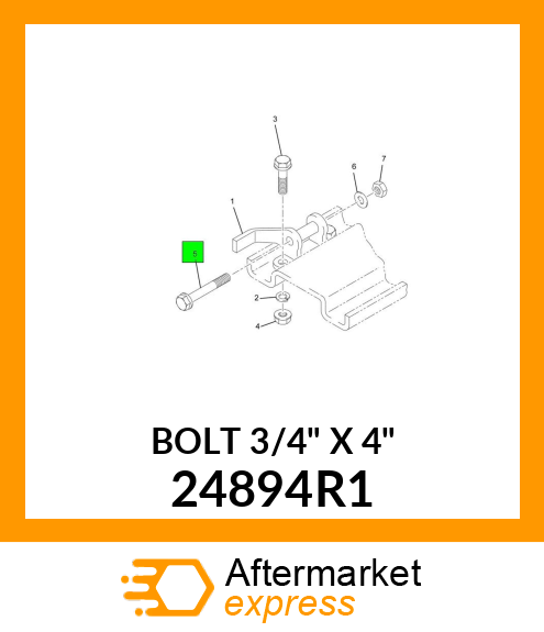 BOLT 3/4" X 4" 24894R1