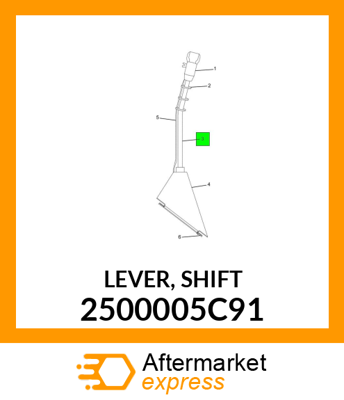 LEVER, SHIFT 2500005C91