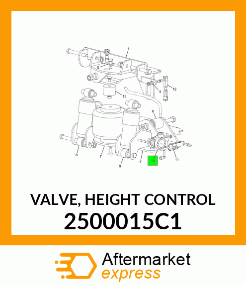 VALVE, HEIGHT CONTROL 2500015C1