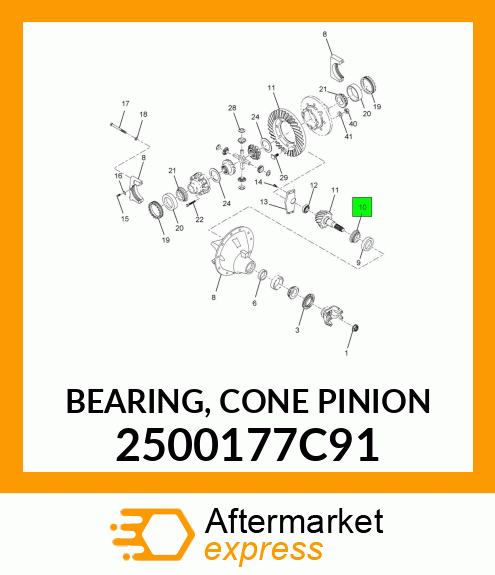 BEARING, CONE PINION 2500177C91