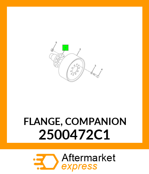 FLANGE, COMPANION 2500472C1