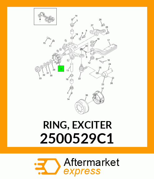 RING, EXCITER 2500529C1