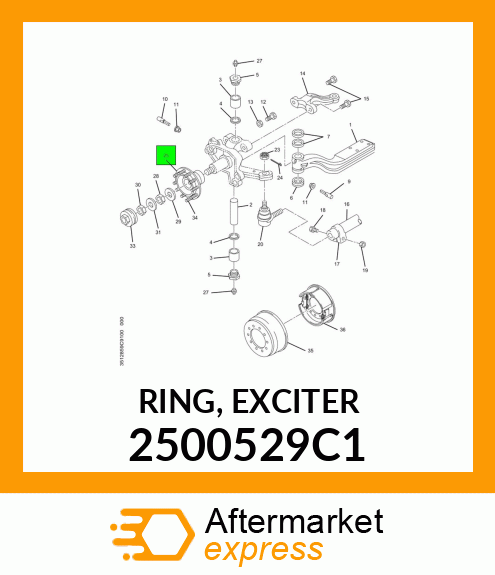 RING, EXCITER 2500529C1