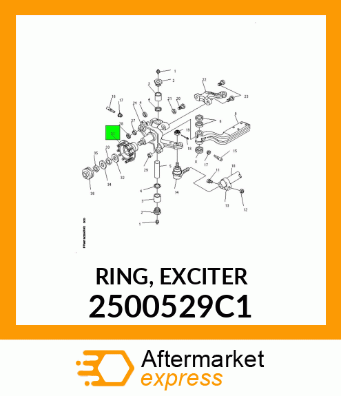 RING, EXCITER 2500529C1