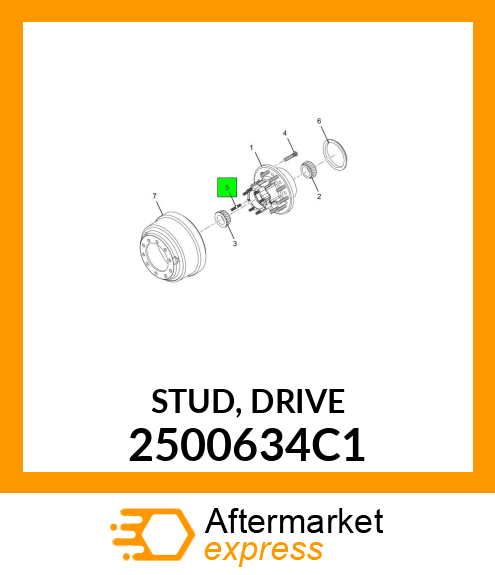 STUD, DRIVE 2500634C1