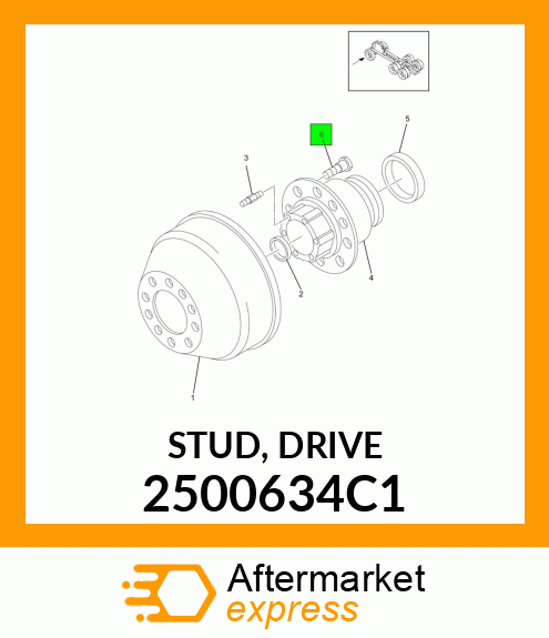 STUD, DRIVE 2500634C1