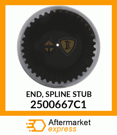 END, SPLINE STUB 2500667C1