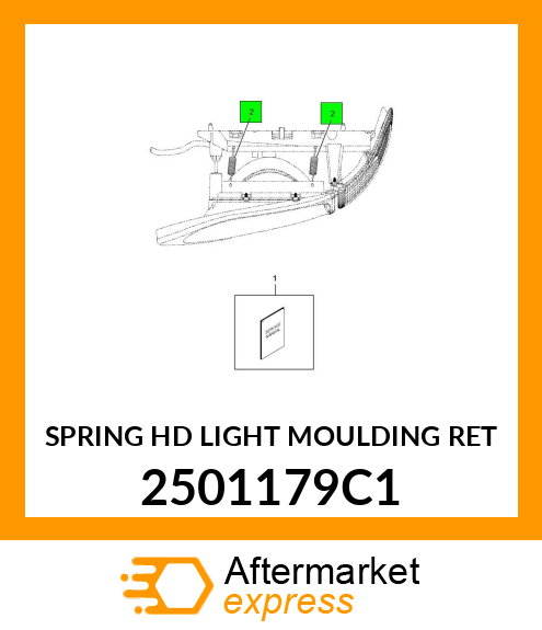 SPRING HD LIGHT MOULDING RET 2501179C1