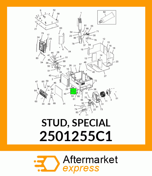 STUD, SPECIAL 2501255C1