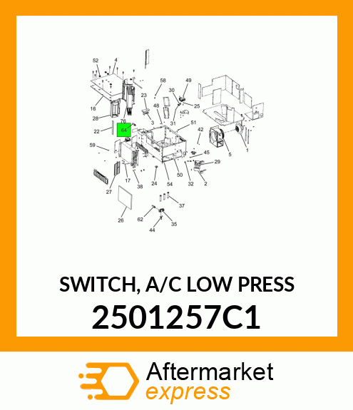 SWITCH, A/C LOW PRESS 2501257C1