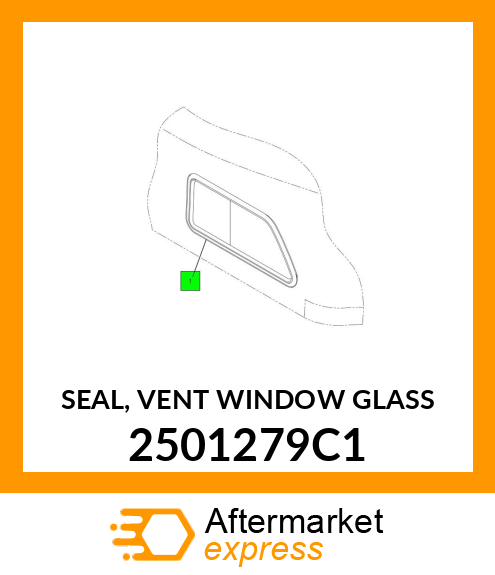 SEAL, VENT WINDOW GLASS 2501279C1