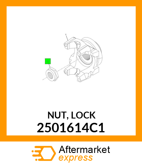 NUT, LOCK 2501614C1