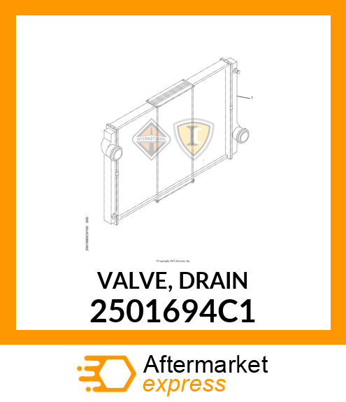 VALVE, DRAIN 2501694C1