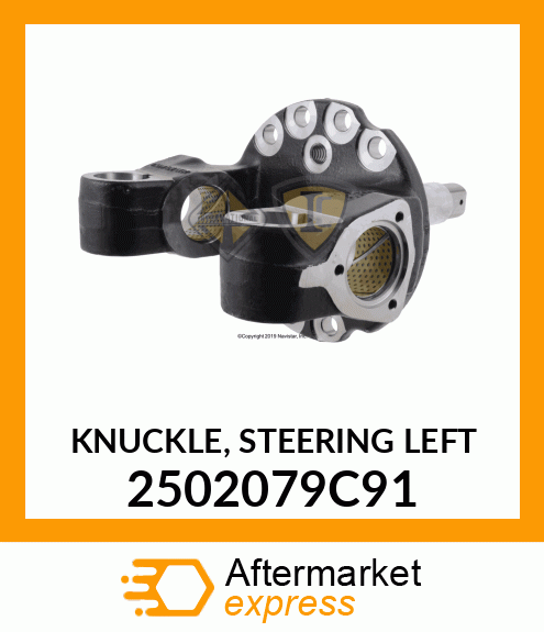 KNUCKLE, STEERING LEFT 2502079C91