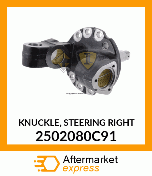 KNUCKLE, STEERING RIGHT 2502080C91